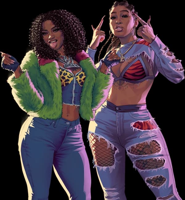 Real Dimez in official GTA 6 artwork